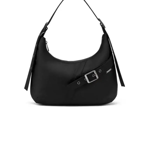 [BUNJANG] Mnem Nylon Buckle Shoulder Bag Black / (새상품) 므넴 나일론 버클 숄더백