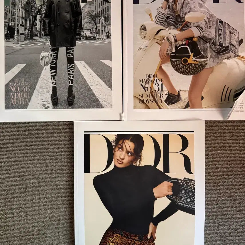[BUNJANG] Dior Magazine Set (Issues 31, 46, 47) / dior 디올 매거진