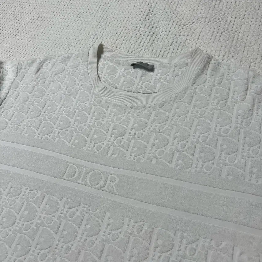 [BUNJANG] Dior Oblique Terry T-Shirt / (당일배송 정품) 디올 오블리크 테리 반팔 티셔츠