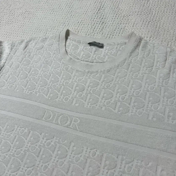 [BUNJANG] Dior Oblique Terry T-Shirt / (당일배송 정품) 디올 오블리크 테리 반팔 티셔츠
