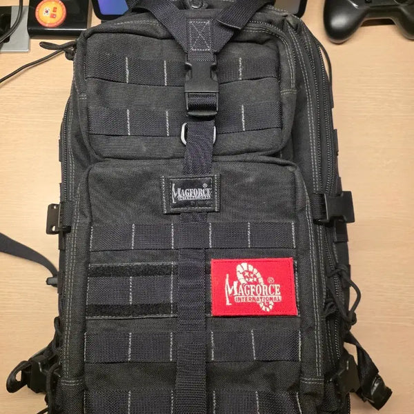 [BUNJANG] Maxpedition Super Falcon Black Backpack with Original Patch / 맥포스 슈퍼팔콘 블랙 + 정품패치 / 춘천 포천 직거래 가능