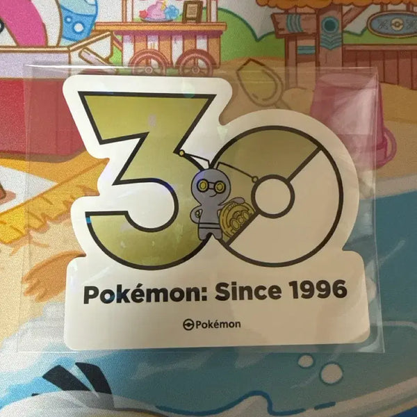 [BUNJANG] Pokemon 30th Anniversary Sticker - Mooryeong / 포켓몬스터 30주년 스티커 - 모으령