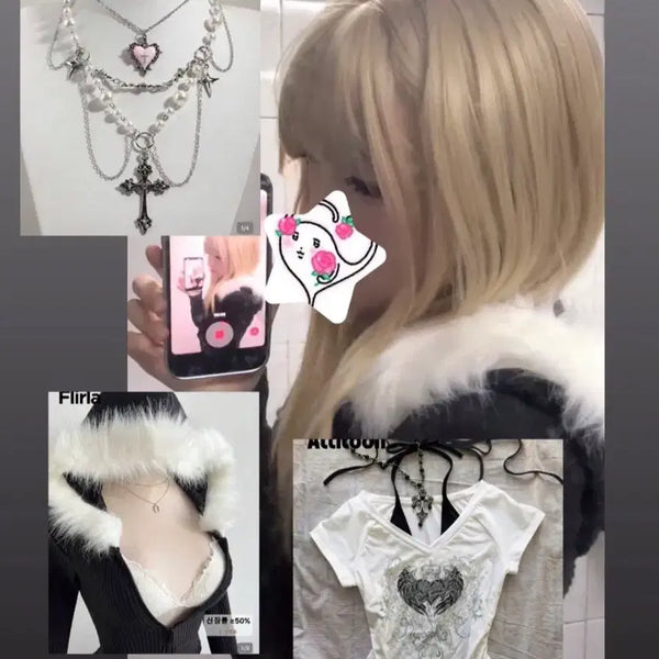 [BUNJANG] Gyaru Outfit and Accessories Bundle / 갸루 의상, 악세서리 일괄 판매