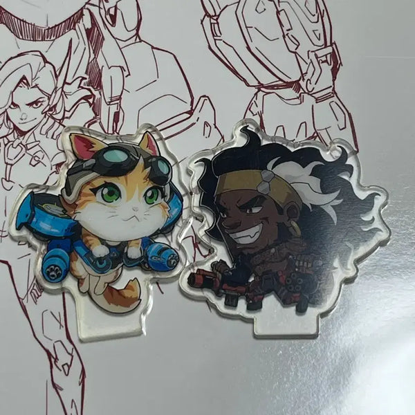 [BUNJANG] Overwatch D.Va Acrylic Jetpack Cat Mauga / 오버워치 데이 아크릴 제트팩 캣 마우가