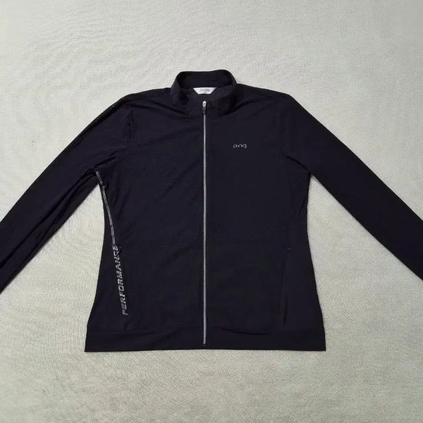 [BUNJANG] PING Performance Punching Zip-Up Jacket Black Women's 100 / 핑 퍼포먼스 펀칭 집업 자켓 블랙 여성100