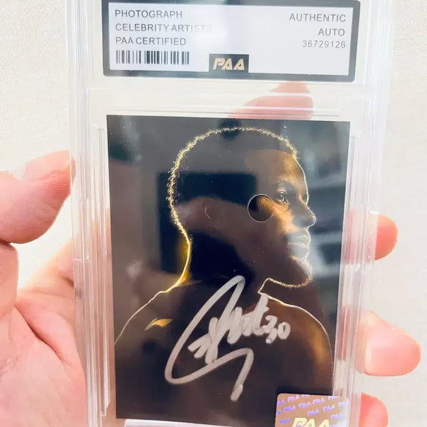 [BUNJANG] Stephen Curry Autographed Photocard with PAA Graded Case / 스테판 커리 친필 싸인 포토카드  | PAA 인증 케이스 포함 | 소장용 최상급