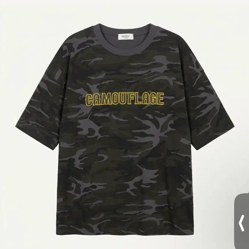[BUNJANG] Camouflage Oversized Short-Sleeve T-Shirt / 카모플라쥬 반팔티