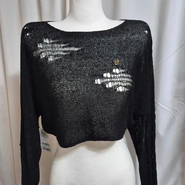 [BUNJANG] Cropped Knit Sweater / 크롭니트