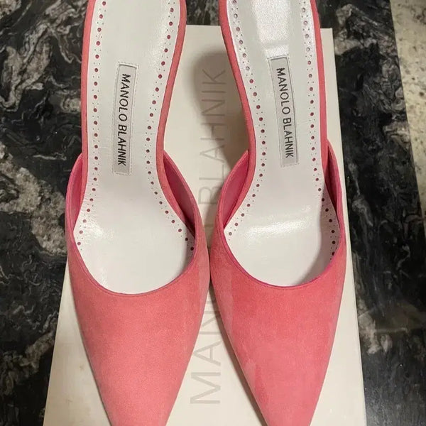 [BUNJANG] Manolo Blahnik Suede Mules / 마놀로 블라닉 뮬