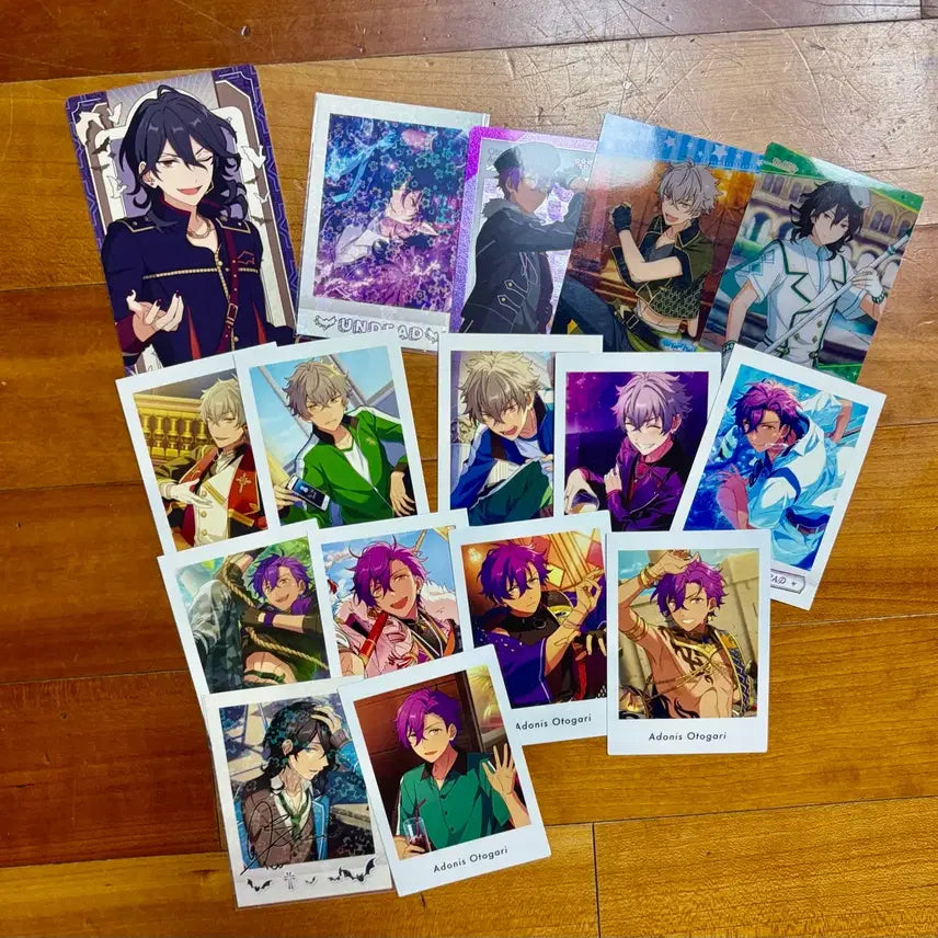 [BUNJANG] Ensemble Stars UNDEAD Rei Koga Adonis Pascha Paschatz Clear Card Bundle Set / 앙스타 언데드 레이 코가 아도니스 파샤 파샷츠 클카 일괄