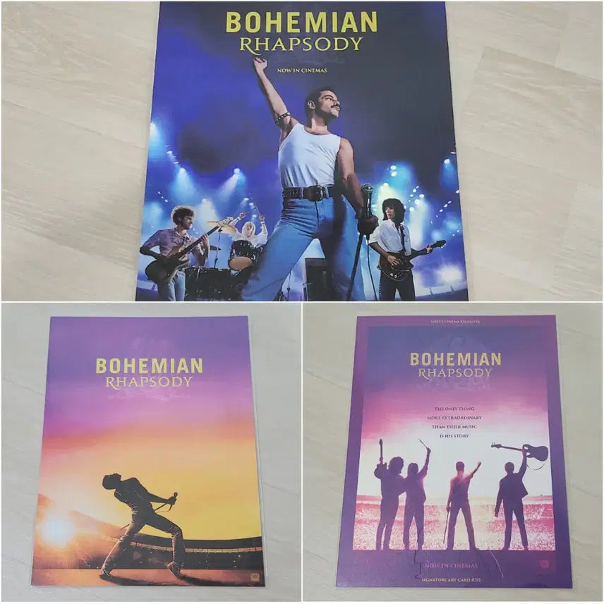 [BUNJANG] Bohemian Rhapsody 2-Set Poster & Art Card / [전용박스 안전포장] 보헤미안랩소디 2종 세트 (포스터+아트카드)