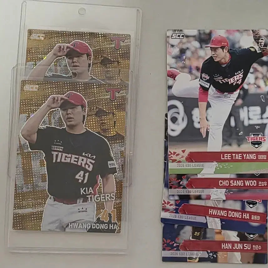 [BUNJANG] Kia Tigers KBO Baseball Card Bundle Set / (일괄) 기아 타이거즈 KBO 크보 카드