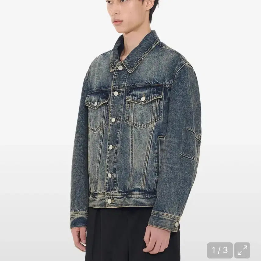 [BUNJANG] KIHCHUL STANDARD DARTS DENIM JACKET / 기철 STANDARD DARTS DENIM JACKET