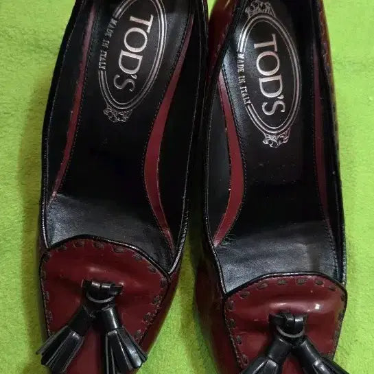 [BUNJANG] Tod's Tassel Loafers Wine Color / 토즈 태슬 로퍼 와인색