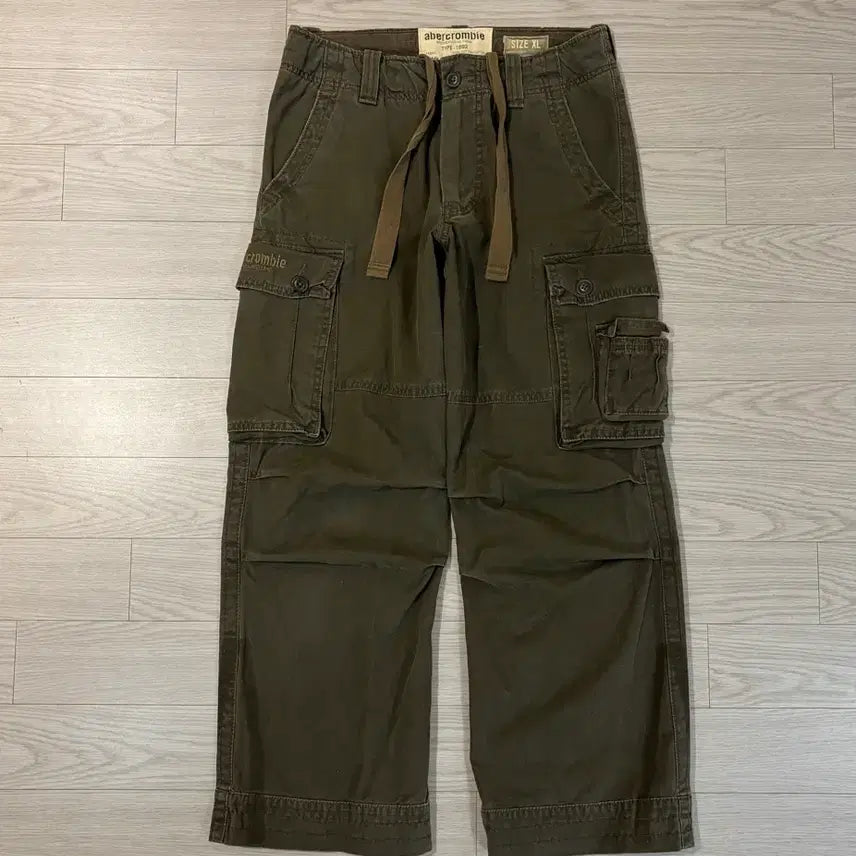 [BUNJANG] Abercrombie Cargo Wide Pants / Old Abecrombie 아베크롬비 카고 와이드팬츠