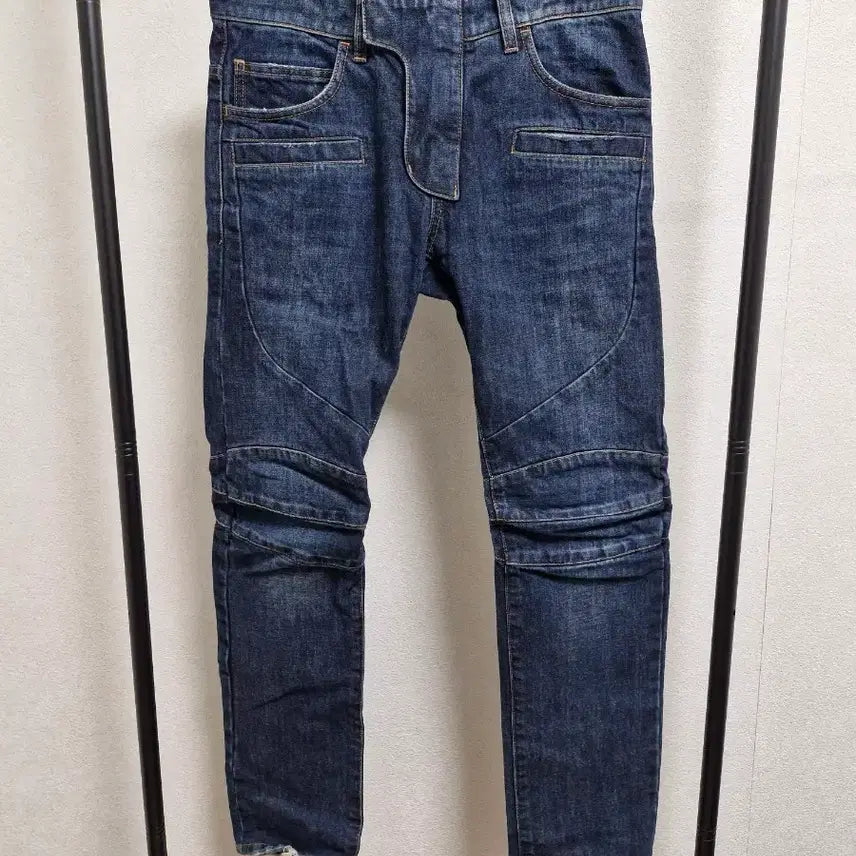 [BUNJANG] Balmain FW15 Raw Denim Biker Jeans / [29] 발망 FW15 생지 바이커진