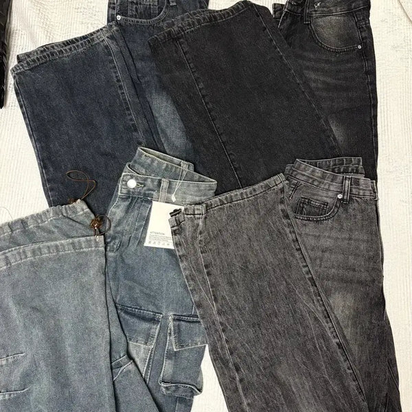 [BUNJANG] Wide Leg Denim Jeans / 와이드 데님 청바지 벌당 만원에 판매