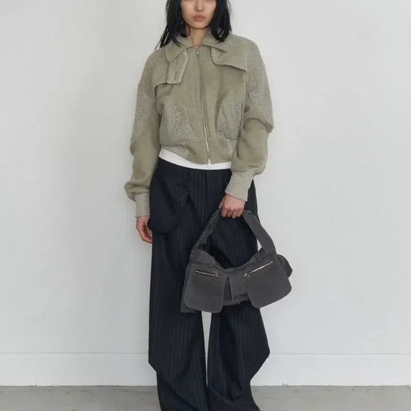 [BUNJANG] Odly Workshop Charcoal Denim Trouser Bag / 오들리워크샵 Charcoal Denim Trouser Bag