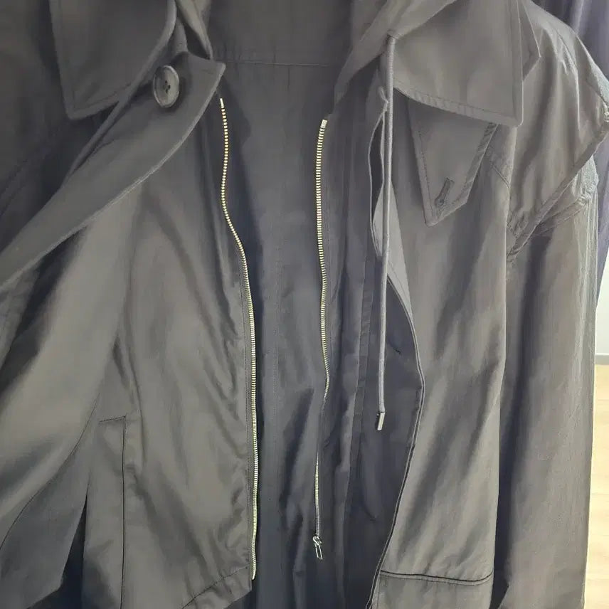 [BUNJANG] Juun.J Detachable Hood Trench Coat Oversized 46 / 준지 트렌치코트 후드 탈부착코트 오버사이즈46