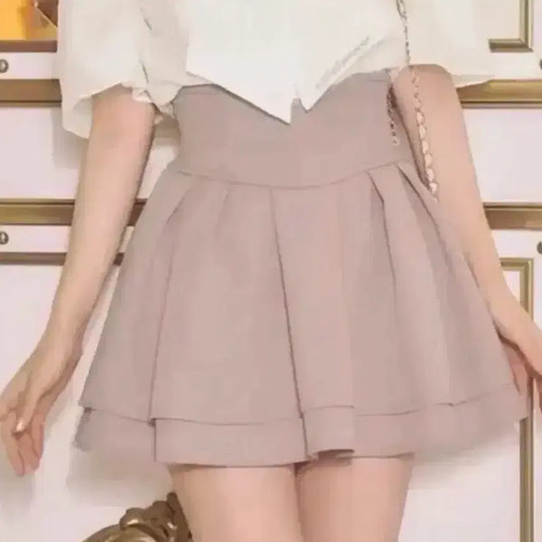 [BUNJANG] Michellemacaron Kumi Pink M Skirt / (교환판매) 미셸마카롱 쿠스미핑크 미각스커트 M