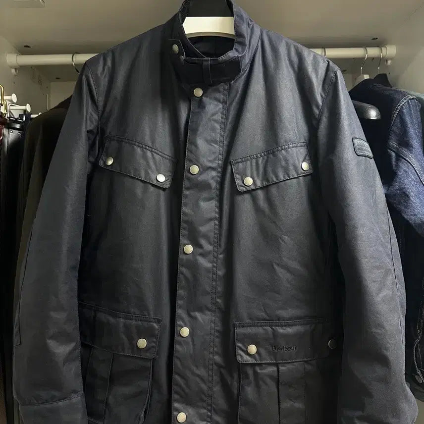 [BUNJANG] Barbour International Duke Jacket Navy S / 바버 인터네셔널 듀크 네이비 s사이즈