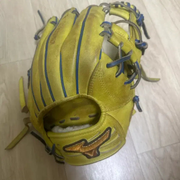 [BUNJANG] Mizuno Pro Baseball Glove Yellow / 미즈노프로 야구글러브 옐로