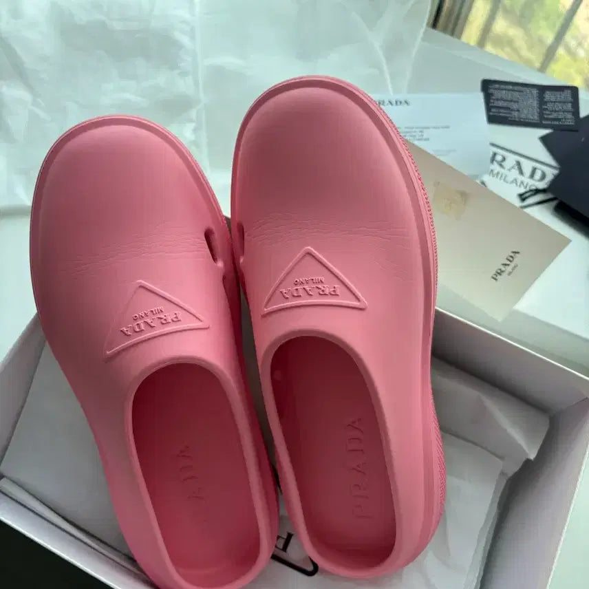 [BUNJANG] Prada Mule Slippers Size 38 / 프라다 뮬 슬리퍼 38사이즈 (240-245)