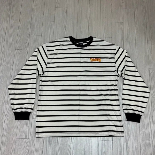 [BUNJANG] Thrasher Stripe Long Sleeve XL / 트레셔 스트라이프 긴팔 xl 상태s