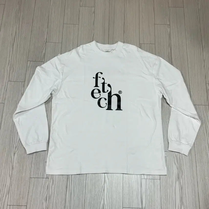 [BUNJANG] Fetch Sunday Long Sleeve XL White / 페치선데이 긴팔 xl 상태a 화이트