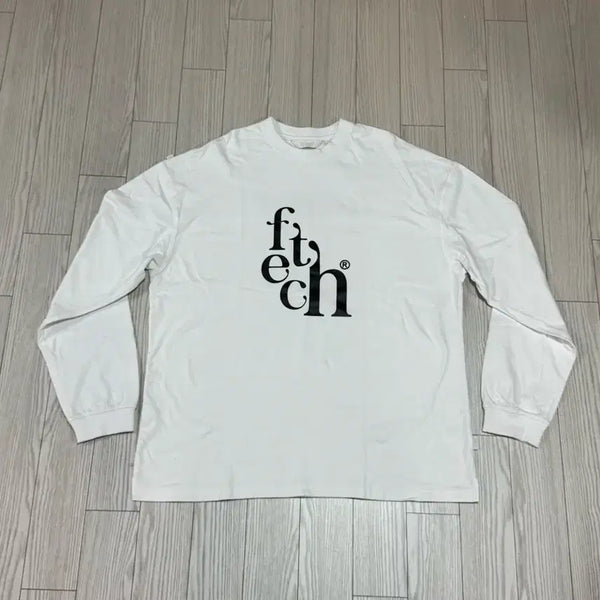 [BUNJANG] Fetch Sunday Long Sleeve XL White / 페치선데이 긴팔 xl 상태a 화이트