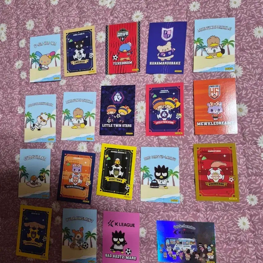 [BUNJANG] K League Sanrio Card Bundle Set / k리그 산리오 카드 일괄판매