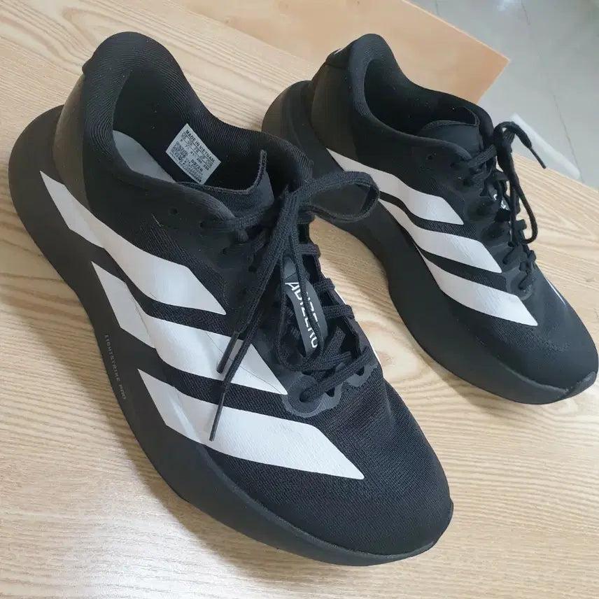 [BUNJANG] Adidas Evo SL 255 Black and White Sneakers / 아디다스 255 에보슬 EVO SL 에보SL 검흰