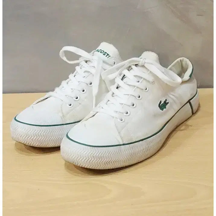 [BUNJANG] Lacoste Gripshot Canvas Sneakers / [270] 라코스테 그립샷 캔버스 스니커즈