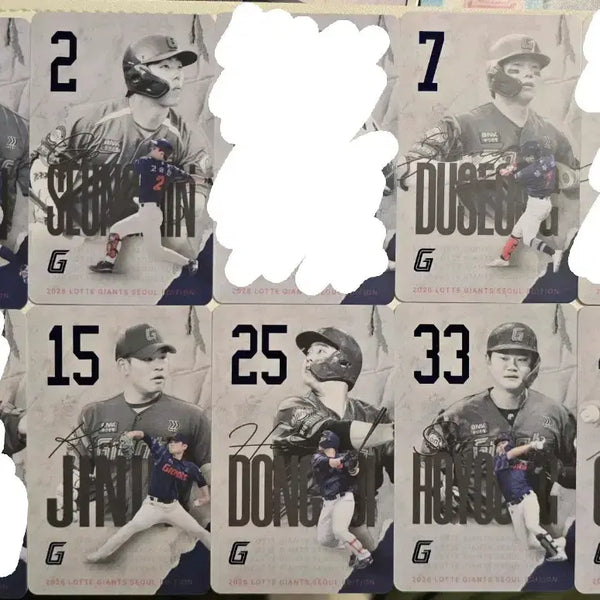 [BUNJANG] Lotte Giants Jamsil Limited Photocard / 롯데자이언츠 잠실 한정 포토카드 양도/교환 (교환 우대)