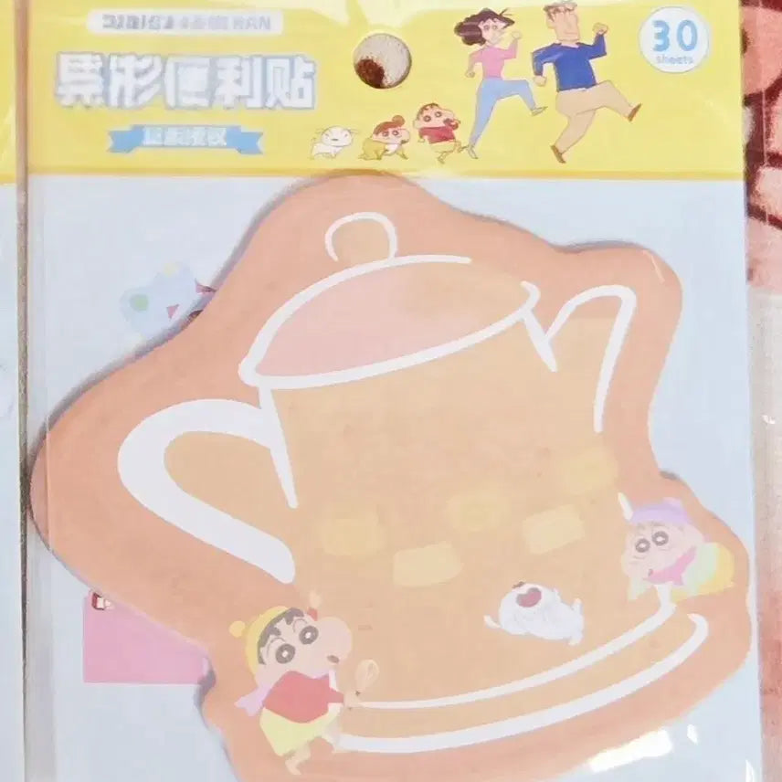 [BUNJANG] Crayon Shin-chan Teapot Memo Pad / 짱구는못말려 티팟 메모지