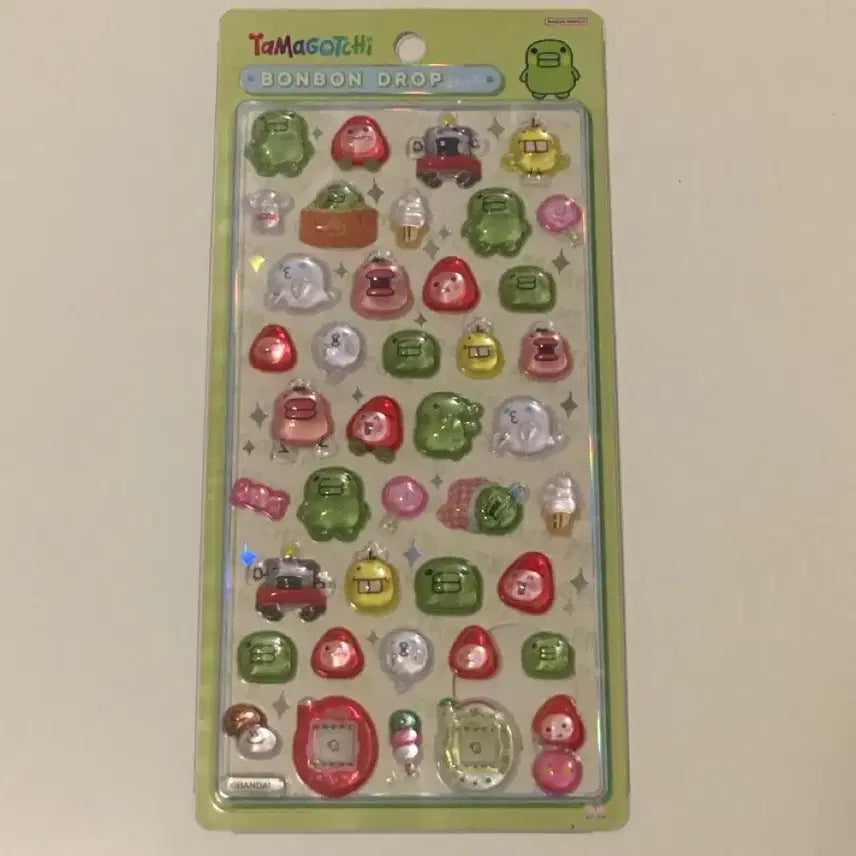[BUNJANG] Tamagotchi Kuchipatchi Bong Bong Drop Sticker / 다마고치 주댕치 쿠치파치 봉봉드랍 스티커