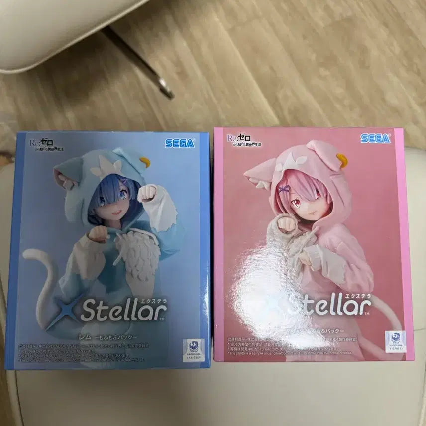[BUNJANG] Xstellar Re:Zero 2-Figure Set (Ram & Rem) - Unsealed / xstellar 미소녀피규어 리제로 2개세트 개봉품팝니다