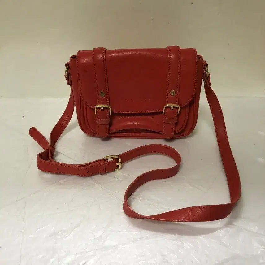 [BUNJANG] Montsac Leather Crossbody Bag / 몽삭 가죽 크로스백@9930