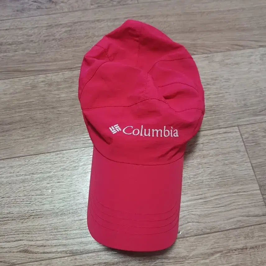 [BUNJANG] Columbia Red Baseball Cap / 컬럼비아 캡 모자 레드