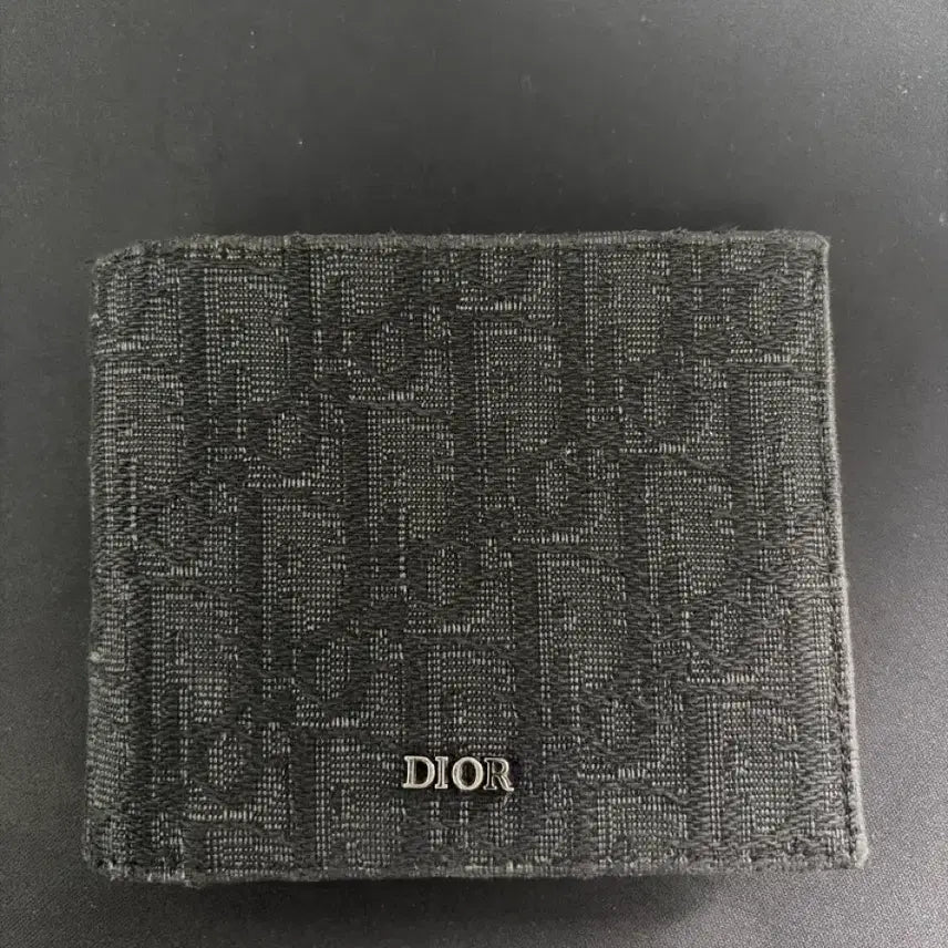 [BUNJANG] Dior Oblique Black Bifold Wallet / 디올 오블리크 블랙 반지갑
