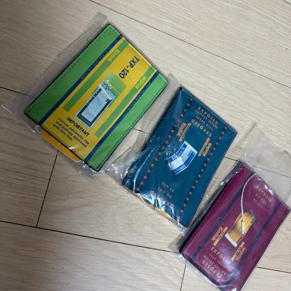[BUNJANG] Kodak Film Pouch Card Holder Set (3 Types) / 코닥 필름 파우치 카드지갑 3종