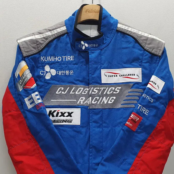 [BUNJANG] CJ Logistics Racing Suit (Player Worn) / (선수착용) CJ로지스틱스 레이싱복 90정도 (가로47 세로145)