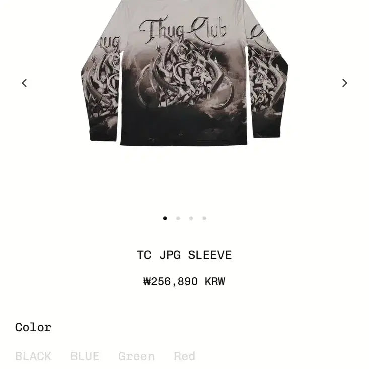[BUNJANG] Thug Club Devil Sleeve Size 2 / 떠그클럽 악마 슬리브 사이즈2 판매