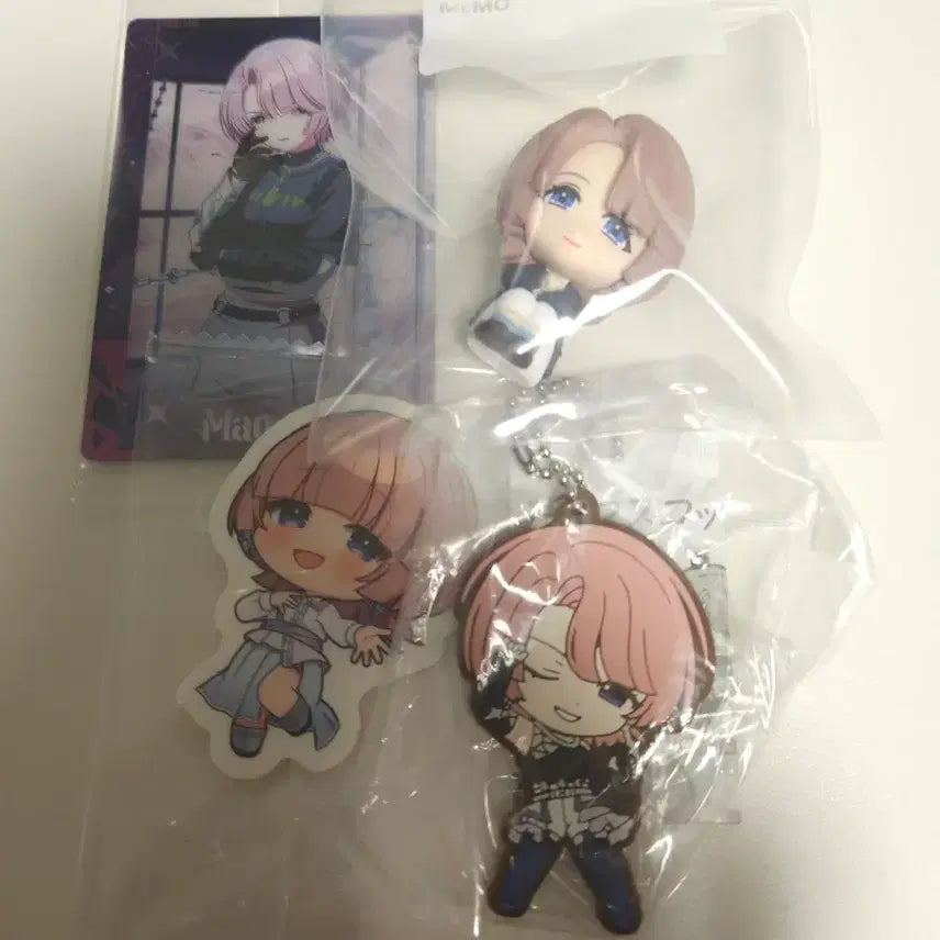 [BUNJANG] The Idolmaster ARIA~ Akane Kouzuki & Mao Arimura "Itsumo Omoide ni wa Odorou" Rubber Mascot & Wafer Card Bundle / 학원마스 아리무라 마오 언제오려나, ssd젤리스티커, 러버마스코트2, 웨하스 카드 학원 아이돌마스터