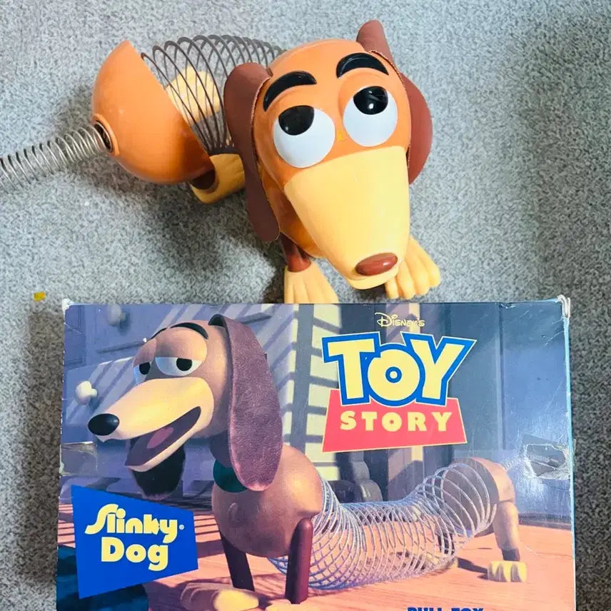 [BUNJANG] 1995 Toy Story Slinky Dog Pull Toy / 1995 원조 토이스토리 슬링키