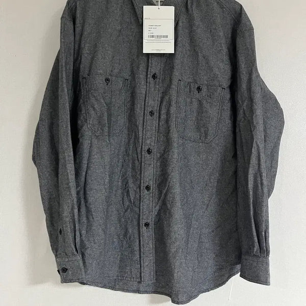 [BUNJANG] The Row Chambray Work Shirt Black / [4] 인더로우 샴브레이 워크 셔츠 블랙