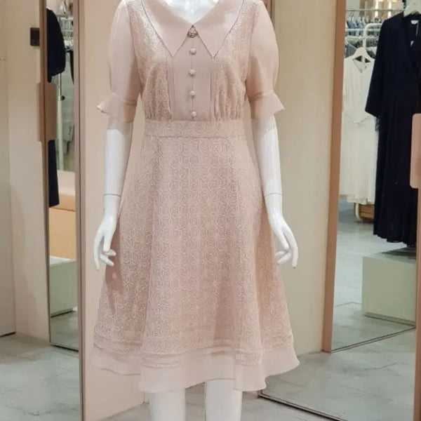 [BUNJANG] J.J. GIGOOT Patterned Dress Size 55 / 실착1회.jj지고트 원피스 55사이즈
