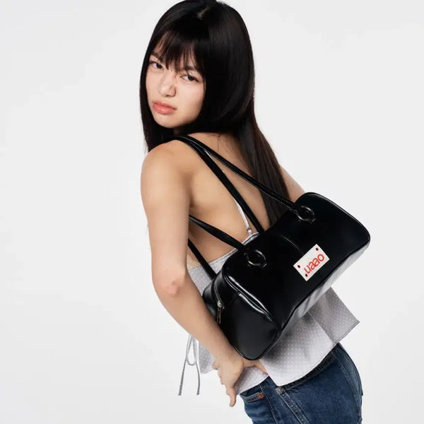 [BUNJANG] UAAO Wiki Vegan Leather Baguette Shoulder Bag / (새상품) 우아오 위키 비건레더 바게트 숄더백