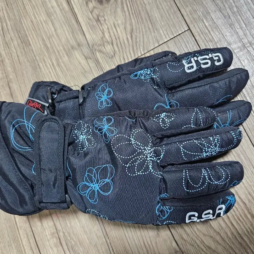 [BUNJANG] GSR Flower Pattern Ski Gloves / GSR 스키 장갑