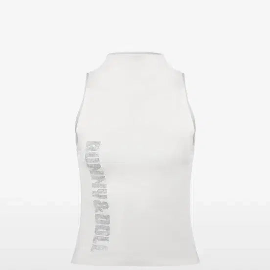 [BUNJANG] Bunny and Doll Span Halterneck Sleeveless Top - White / 버니앤돌 스판 홀터넥 민소매 나시 - 화이트